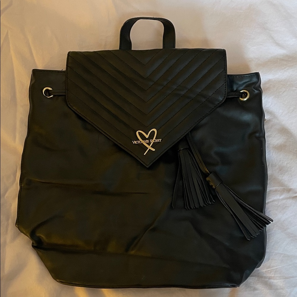 Victoria's Secret Black Backpack Purse